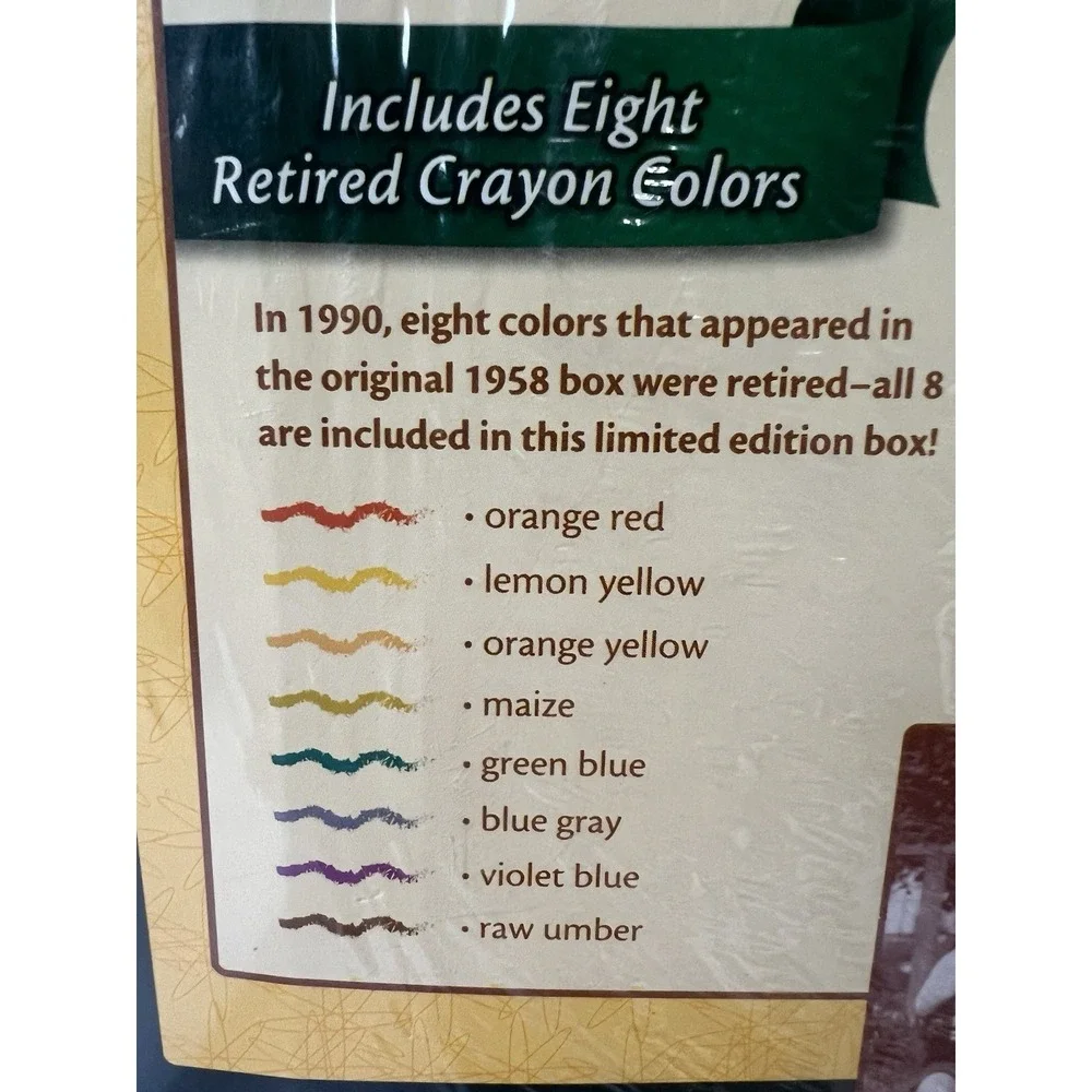 Crayola 50th Birthday of the 64 Crayon Box Limited Edition 2008 NEW SEALED